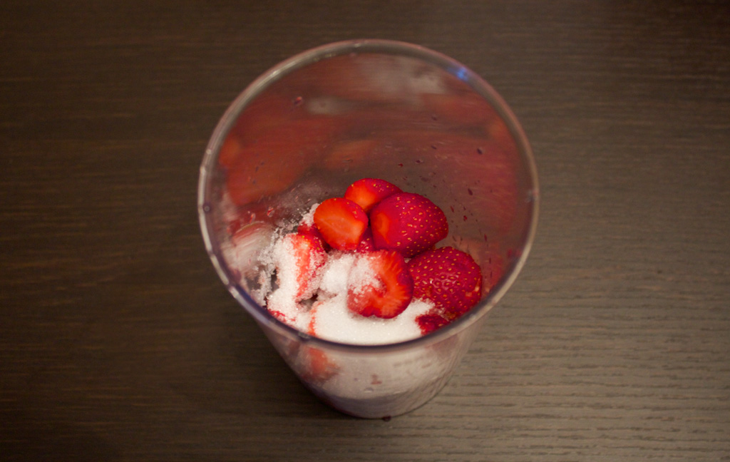 fragole e zucchero
