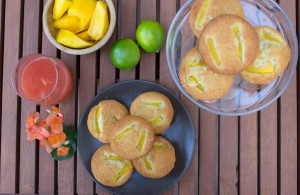 friand esotici con cocco, lime e mango