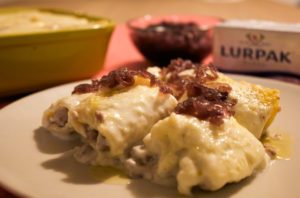 schiaffoni ripieni di carne