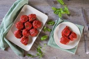 polpette di melanzane al sugo