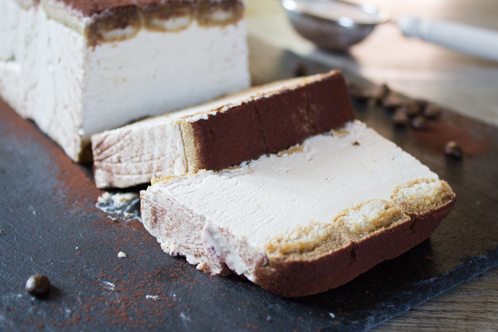 mattonella fredda al caffe e latte condensato