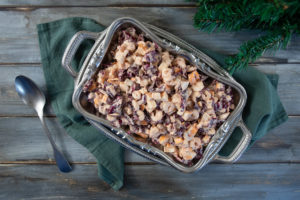 insalata granchio gamberi radicchio