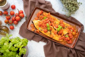come cucinare pesce spada con pomodorini