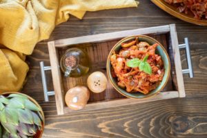 caponata di carciofi siciliana