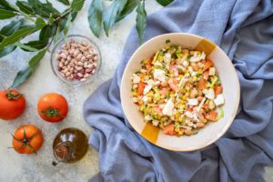 ricetta insalata fagioli formaggio