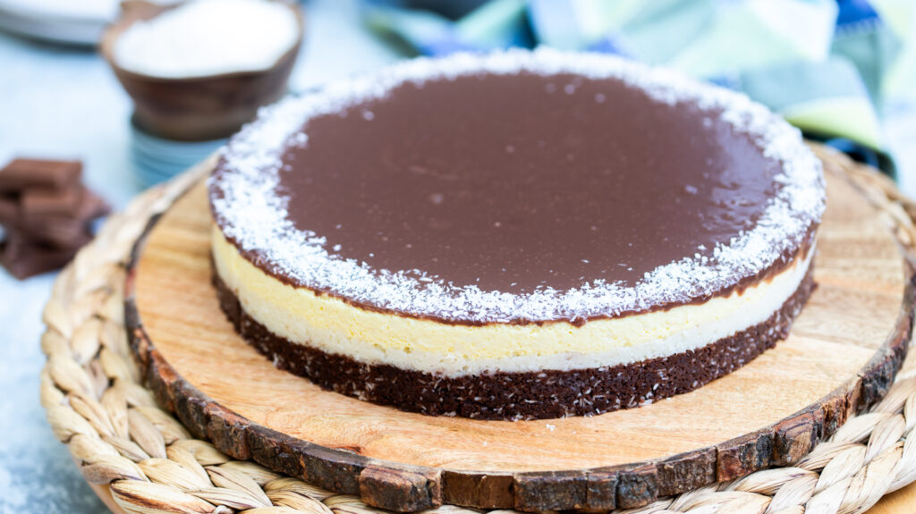 torta bounty senza cottura