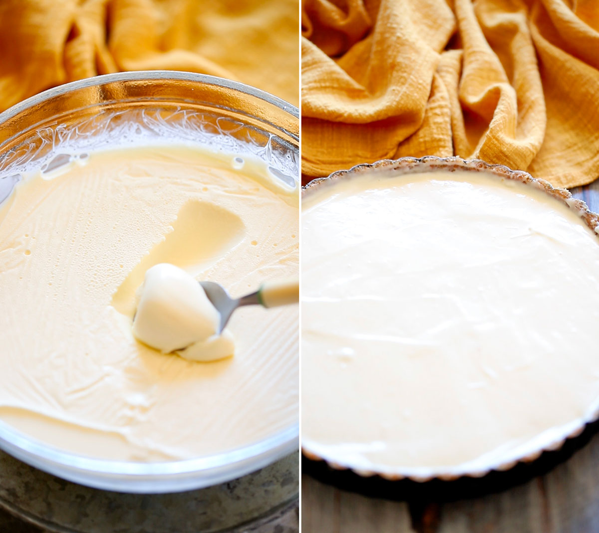 crostata senza cottura con namelaka