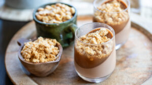 panna cotta cioccolato al latte caramello salato arachidi
