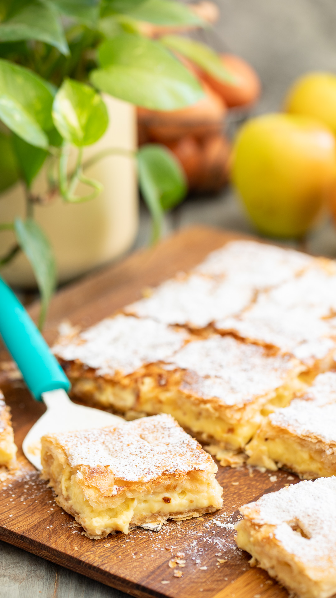 torta scendiletto crema e mele ricetta