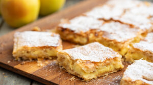 torta scendiletto crema pasticcera e mele